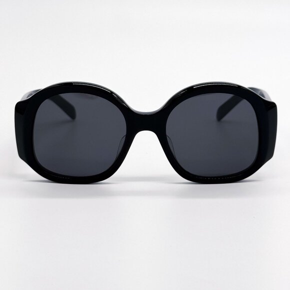 NEW CL40305U 01A OVERSIZED BLACK WOMEN SUNGLASSES CELINE CL40305U - Picture 4 of 14